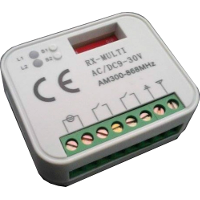 RX-MULTI - RECETORA UNIVERSAL CÓDIGOS FIXOS E ROLLING