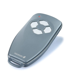 COMANDO EMISSOR 4 CANAIS FREQUÊNCIA 868.30MHz CÓDIGO FIXO DIGITAL 384-868 - MARANTEC