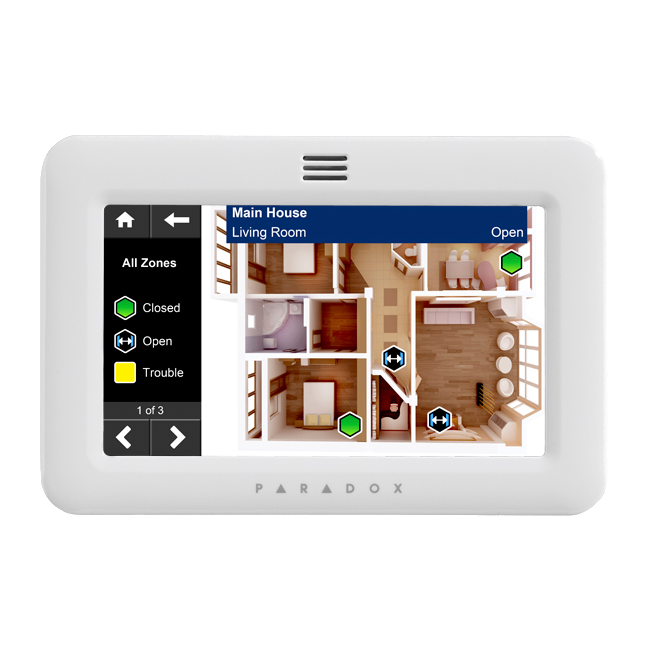 Teclado tátil 5 pol. TM50 Paradox 